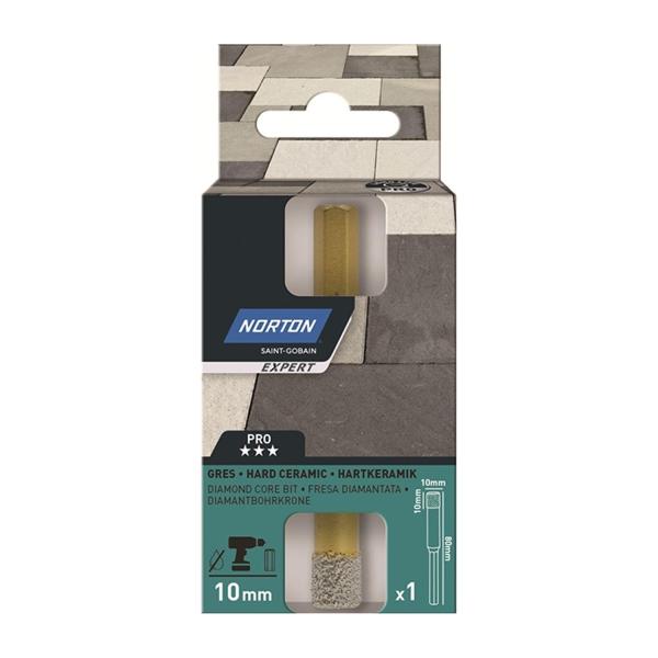 Диамантена боркорона Norton Expert Pro VB DRY 70184633665 – 10 мм, HEX