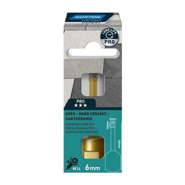 Диамантена боркорона Norton Expert Pro VB DRY 70184633676 – 60 мм, M14